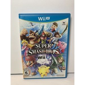 Super Smash Bros Nintendo Wii U 2014 Game Complete W/ Manual Tested CIB EUC